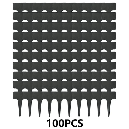 100Pcs T-Shape Plastic Plant Tags